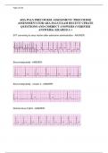 AHA PALS PRECOURSE ASSESSMENT/ PRECOURSE  ASSESSMENT FOR AHA PALS EXAM RECENT UPDATE  QUESTIONS AND CORRECT ANSWERS (VERIFIED  ANSWERS) |GRADED A +