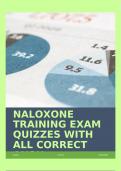 NALOXONE TRAINING EXAM QUIZZES WITH ALL CORRECT ANS!!