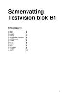 Samenvatting blok B1 Testvision
