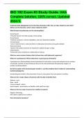 BIO 182 Exam #3 Study Guide. With Complete Solution, 100% correct. Updated 2024/5.