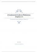 A Fundamental Guide to Phlebotomy Question and answers rated A+