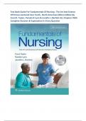 Test Bank Guide For Fundamentals Of Nursing : The Art And Science Of Person-Centered Care Tenth , North American Edition  By Carol R. Taylor, Pamela B Lynn & Jennifer L Bartlett ALL Chapters With Complete Answers & Explanation In Every Question