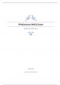 Phlebotomy NHCO Exam Question and answers already passed 