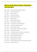 MA Ch.45-49 Abbreviations Questions and Answers