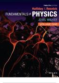 Solution manual for Fundamentals of Physics 12th Edition by David Halliday (Author) latest Update.