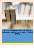 ICS 100 Final Exam Questions and Answers (100- Guaranteed Pass) Latest Update (100 OUT OF 100)