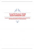 CompTIA Pentest+ EXAM QUESTIONSBANK 2024|GUARANTEED SET|VERIFIED|COMPLETE EXAM RESOURCE