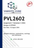 PVL2602 Assignment 1 (DETAILED ANSWERS) Semester 2 2024 - DISTINCTION GUARANTEED