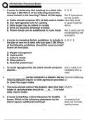 ATI RN NUTRITION NGN NEWEST 2024-2025 COMPLETE 110 QUESTIONS AND CORRECT DETAILED ANSWERS (VERIFIED ANSWERS) |ALREADY GRADED A+