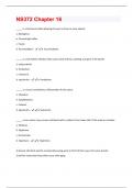 NS372 Chapter 16 Questions And Answers With Verified Solutions Graded A+