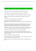 APMP Study Set with complete solutions