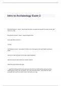 Intro to Archaeology Exam 2 Questions and Correct Answers