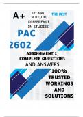 PAC2602 Assignment 1 (COMPLETE ANSWERS) Semester 2 2024 (169312) - DUE 30 August 2024