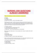  NSG 3500 (Maternal) Exam 1 QUESTIONS AND ANSWERS ALREADY GRADED  A perinatal nurse explains to a new nurse that a female fetus has developed ovary by a. 8 weeks b. 10 weeks c. 12 weeks d. 16 weeks - ansB  The perinatal nurse explains to an adolescent tha