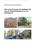 Praktische Opdracht Aardrijkskunde - Buurtprofiel