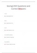 biomg1350 Questions and  Correct Answers