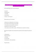 BIOL 1001 Questions 2024/2025: Complete with Verified Correct Answers and Authentic Exam Questions