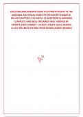 SOLUTION AND ANSWER GUIDE ILLUSTRATED GUIDE TO THE NATIONAL ELECTRICAL CODE 9TH EDITION BY CHARLES R. MILLER CHAPTER 1-19 EXAM (1 2) QUESTIONS & ANSWERS COMPLETE AND WELL EXPLAINED AND  VERIFIED BY EXPERTS 100% CORRECT | LATEST UPDATE 2024| GRADED A+ ALL 