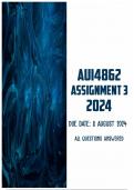 AUI4862 Assignment 3 2024 | Due 8 August 2024