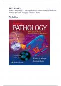 TEST BANK- Rubin's Pathology: Clinicopathologic Foundations of Medicine 7th Edition ( Strayer & Rubin,2024) Latest Edition || All Chapters, 1-34