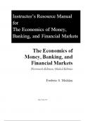 Solution Manual for The Economics Of Money Banking And Financial Markets 13th Global Edition Frederic Mishkin