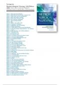 Test bank for Medical-Surgical Nursing 10th Edition By Lewis, Bucher, Heitkemper, Harding, Kwong, Roberts Chapter 1-68