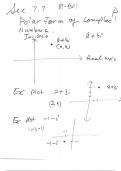 Trigonometry notes 7.7 to 7.8 notes 