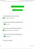 VMO Study Guide Exam Questions and Verified Answers (2024 / 2025) 100% Guarantee Pass