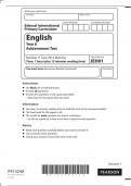 English Year 6 Achievement Test