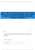 RIGHT OF WAY PORTION OF QAC TEST NEWEST 2024 ACTUAL EXAM 65 QUESTIONS AND CORRECT DETAILED ANSWERS (VERIFIED ANSWERS) |ALREADY GRADED A+