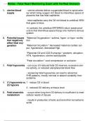 Relias - Fetal Heart Monitoring Exam with Verified Answers