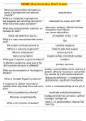 NBME Biochemistry Shelf Exam