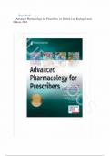 Test Bank For Advanced Pharmacology for Prescribers 1st Edition by Brent Q. Luu, Gerald Kayingo, Virginia McCoy Hass, All Chapter 1-36  | Complete Guide A+.