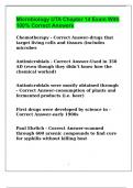 Microbiology UTA Chapter 14 Exam With 100% Correct Answers 