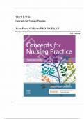 Test Bank - for Concepts for Nursing Practice 3rd Edition By Jean Foret Giddens, All Chapters 1-57 | Complete Guide A+