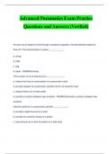 Advanced Pneumatics Exam Practice Questions and Answers (Verified)