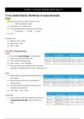 0620 Chemistry Topic 7 Notes - Acids, Bases, and Salts