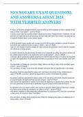 NYS NOTARY EXAM QUESTIONS AND ANSWERS LATEST 2024 WITH VERIFIED ANSWERS  AxnotaryxatxthextimexofxappointmentxmustxbexeitherxaxNYSxresidentxorxhavexaxplacexofxbusinessxinxNewxYorkxState?x-xansTRUEx-xaxnotaryxmustxalsoxbexaxunitedxstatesxcitizenxatxthextime