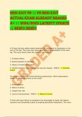 HESI EXIT PN || PN HESI EXIT  ACTUAL EXAM ALREADY GRADED  A+ || 2024/2025 LATESTT UPDATE  || NEW!!! NEW!!! 