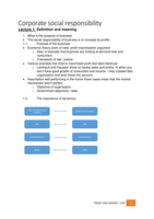 Samenvatting CSR - Dentchev 