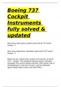 Boeing 737 Cockpit Instruments fully solved & updated.