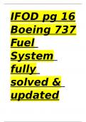 IFOD pg 16 Boeing 737 Fuel System fully solved & updated.