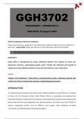 GGH3702 Assignment 1 (Detailed Answers) Semester 2 - Due 26 August 2024