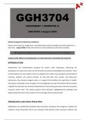 GGH3704 Assignment 1 (Detailed Answers) Semester 2 - Due 2 August 2024