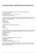 CompTIA CySA+ CS0-002 Practice Questions and Answers.