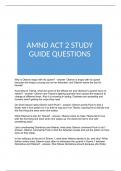 AMND ACT 2 STUDY GUIDE QUESTIONS