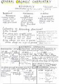 Summary  GENERAL ORGANIC CHEMISTRY-  JEEMAIN /  JEEADVANCE  / BITSAT