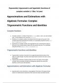 mathematics  Exponential, trigonometric and hyperbolic functions of complex variable |L-1|Bsc 1st year