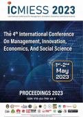 The 4th International Conference on Management, Innovation,   Economics and Social Sciences (ICMIESS) 2023"