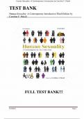 Test bank - for Human Sexuality A Contemporary Introduction by Caroline F. Pukall, All Chapters 1-19 | Complete Guide A+